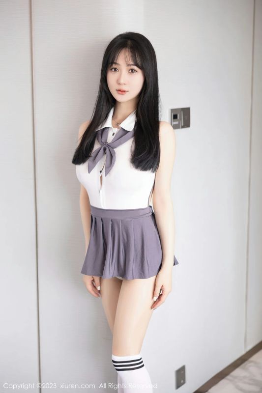 XiuRen 秀人 No.6818 柚琪Rich 轻透高开叉性感写真 [99P] - 机器猫次元