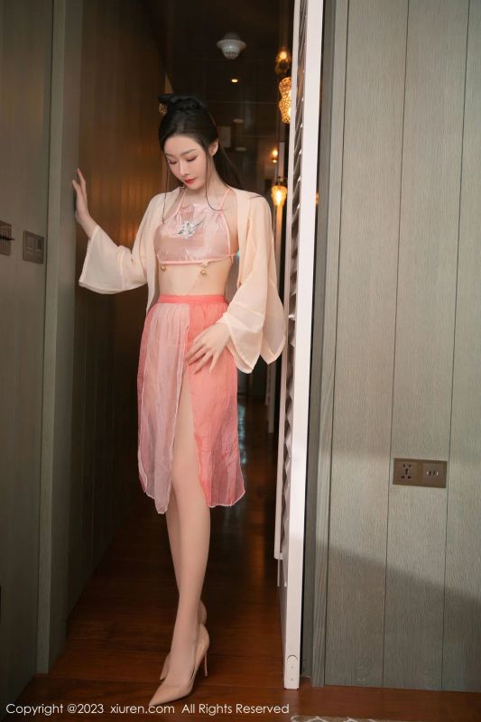 XiuRen 秀人 No.7075 是小逗逗 粉色古装性感写真 [80P] - 机器猫次元