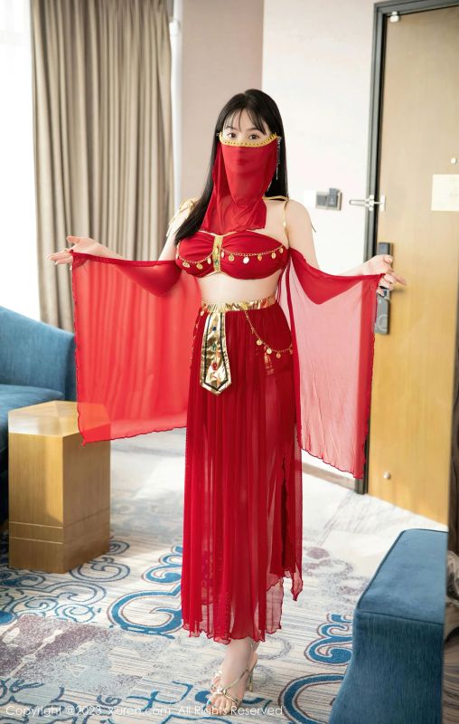 XiuRen 秀人 No.7103 柚琪Rich 红色西域舞服性感写真 [74P] - 机器猫次元