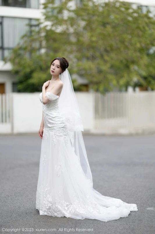 XiuRen 秀人 No.7310 梦心玥 白色婚纱服饰安吉旅拍 [84P] - 机器猫次元