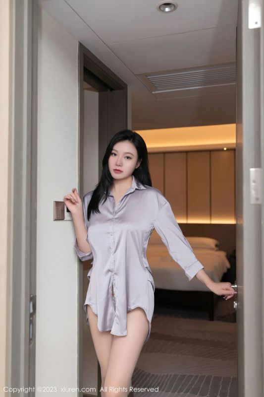 秀人网 No.7376 安然anran 浅色薄纱内衣性感写真 [77P] - 机器猫次元