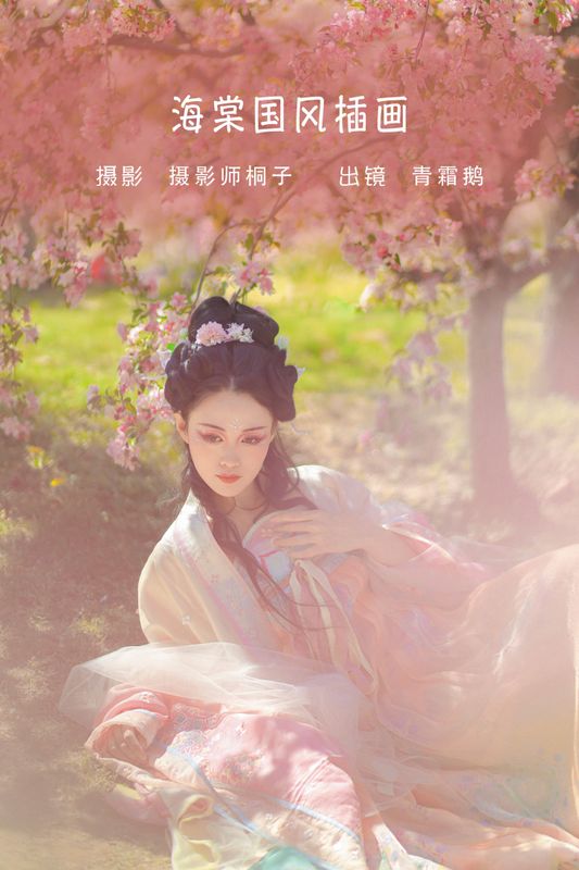 青霜鹅 – 《海棠国风插画》[22P] - 机器猫次元