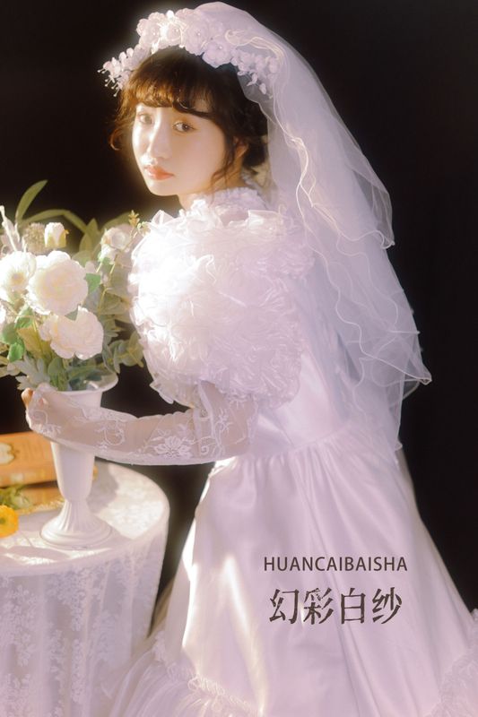 蓝胖子 – 《幻彩白纱》[45P]