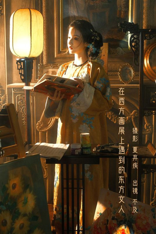 不及丿 – 《西方画展上的东方女人》[20P] - 机器猫次元