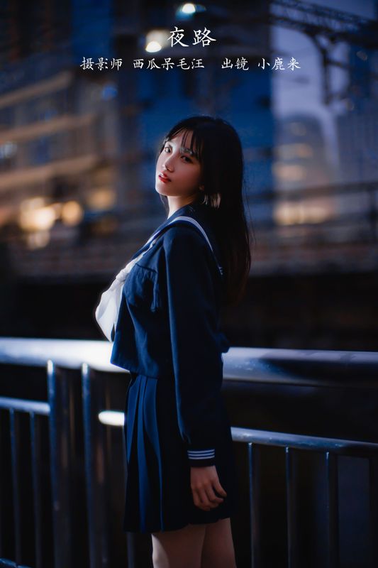 小鹿桃i – 《夜路》[22P]