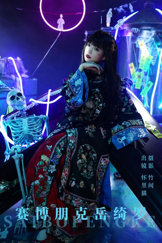 怀里猫ovo – 《赛博朋克岳绮罗》[23P] - 机器猫次元