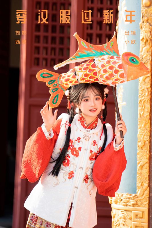 小欧O – 《穿汉服过新年》[26P] - 机器猫次元