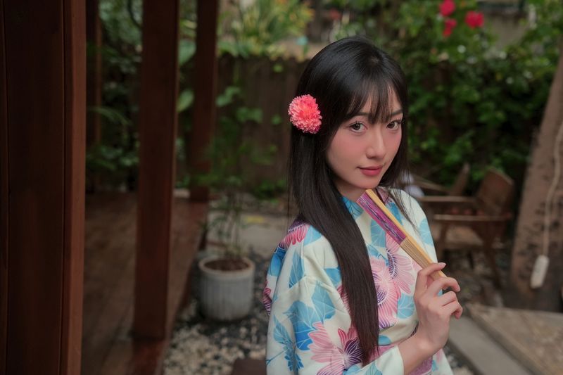 KK – 《和服少女的日系松弛感瞬间》[27P] - 机器猫次元