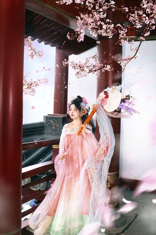 琦琦 – 《春日樱花》[27P] - 机器猫次元