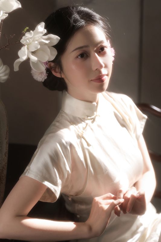 粉面姑娘 – 《玉兰花开》[13P] - 机器猫次元