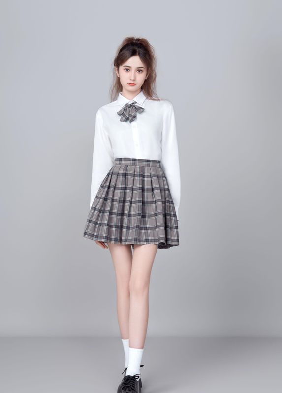 坎杜克 – 《白衫格裙：少女活力映像》[14P] - 机器猫次元