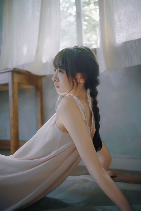 看不清小桂 – 《粉裙少女，海韵柔光》[41P] - 机器猫次元