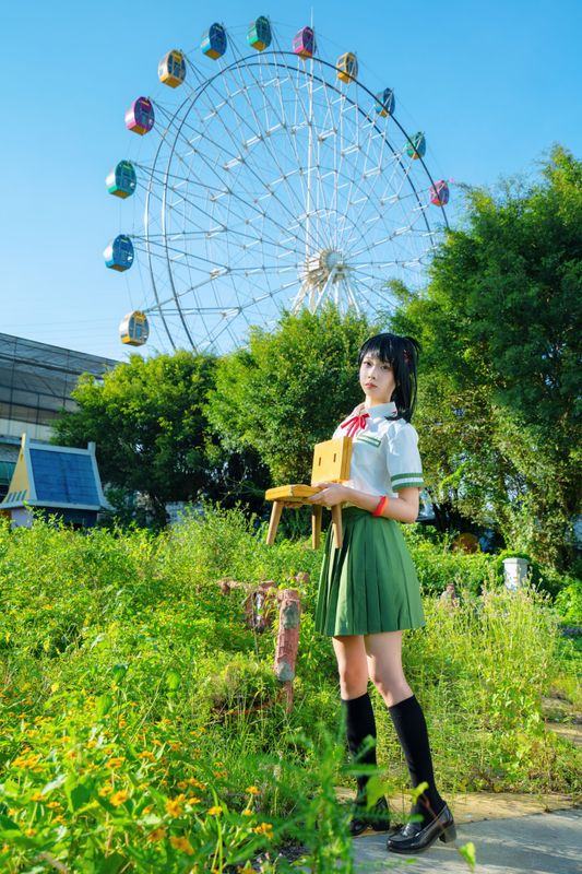 苏槿吃不吃葱 – 《广州 废弃游乐园 学姐的铃芽之旅！》[43P] - 机器猫次元
