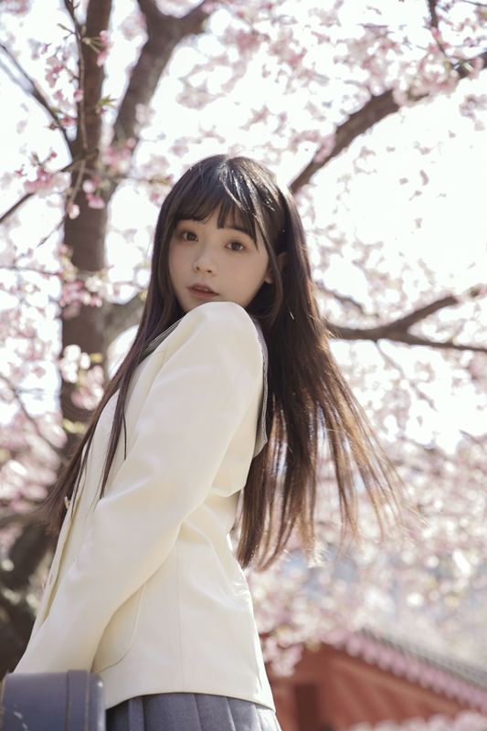 一只小沁 – 《樱花下的少女》[17P] - 机器猫次元