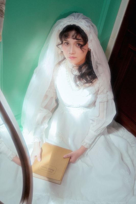钟灵 – 《复古婚纱》[27P] - 机器猫次元