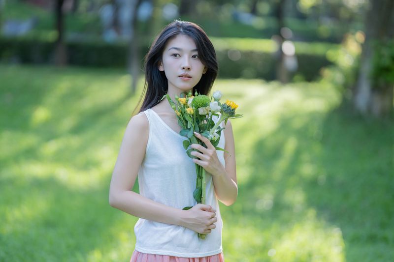 小鹿 – 《花与少女的温柔诗》[63P] - 机器猫次元