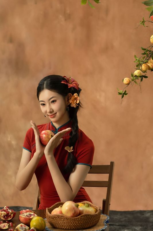 阿布力冰 – 《石榴少女》[13P]