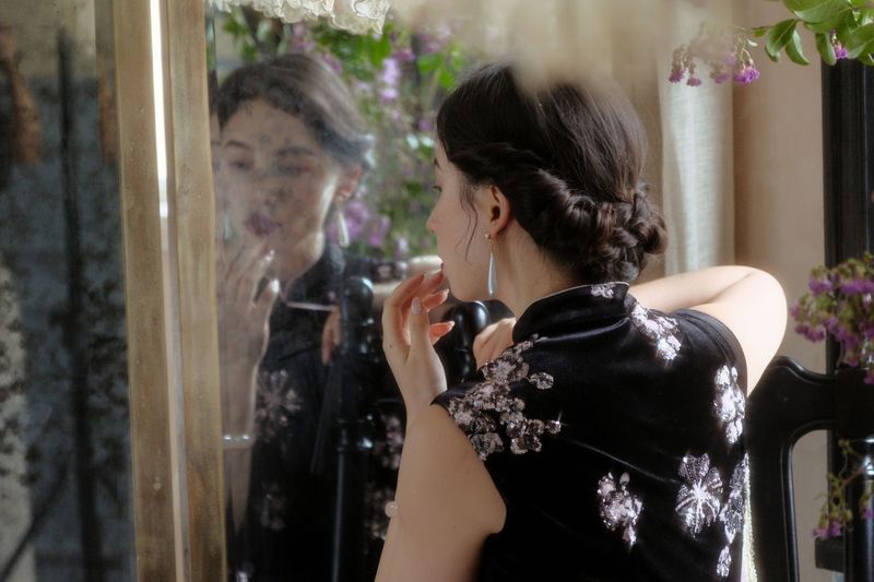 春山 – 《紫薇轻绽，一抹嫣红入画》[11P] - 机器猫次元