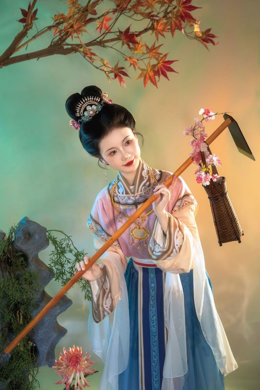 花时时 – 《古画黛玉-内景》[10P] - 机器猫次元