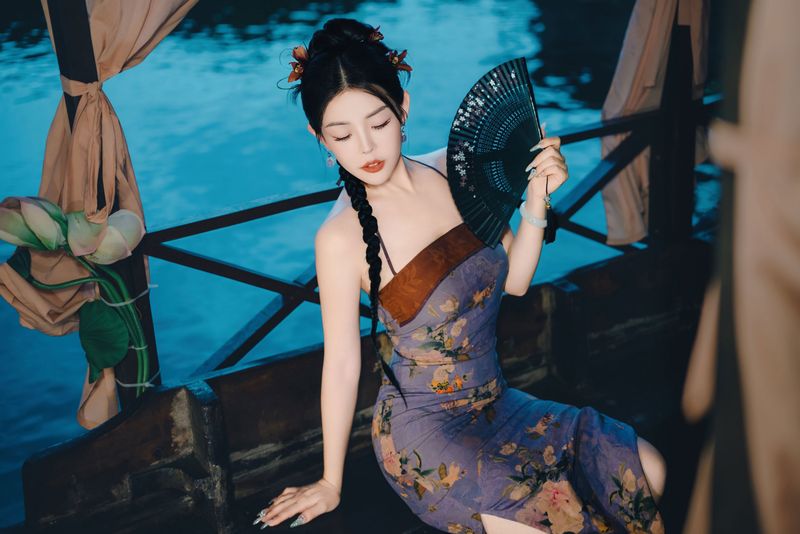 米妮爱美丽 – 《东风韵，旗袍美女》[24P] - 机器猫次元