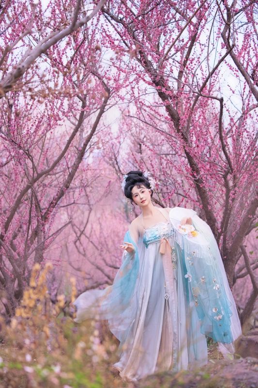 橘芙芙 - 《插画风｜梅花》[10P] - 机器猫次元 - 机器猫次元