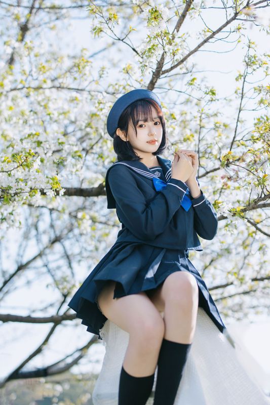 小亿 – 《樱花树下的JK》[14P] - 机器猫次元