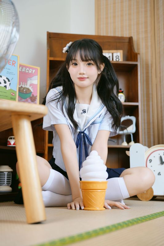 《室内拍摄jk少女》[36P] - 机器猫次元