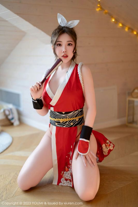 YOUMI 尤蜜荟 Vol.962 小海臀Rena 不知火舞cosplay性感写真 [71P] - 机器猫次元